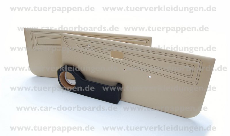 Türpappen Türverkleidung, VW Golf 1 Cabrio BJ 1979-1992 Tür- und  Seitenverkleidungen